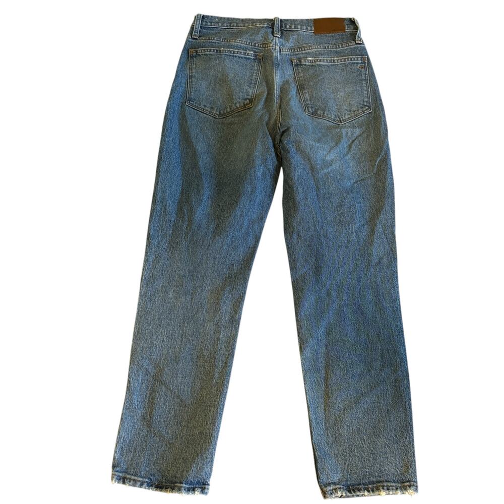 Madewell Classic Straight Jeans Women's 26 High Rise Straight Leg Med Wash Denim - Picture 8 of 12